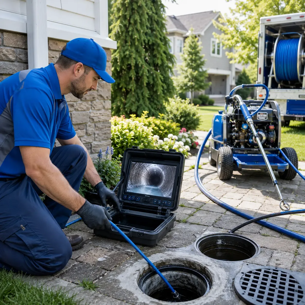 Outdoor drain cleaning professionals serving Amanda, OH
